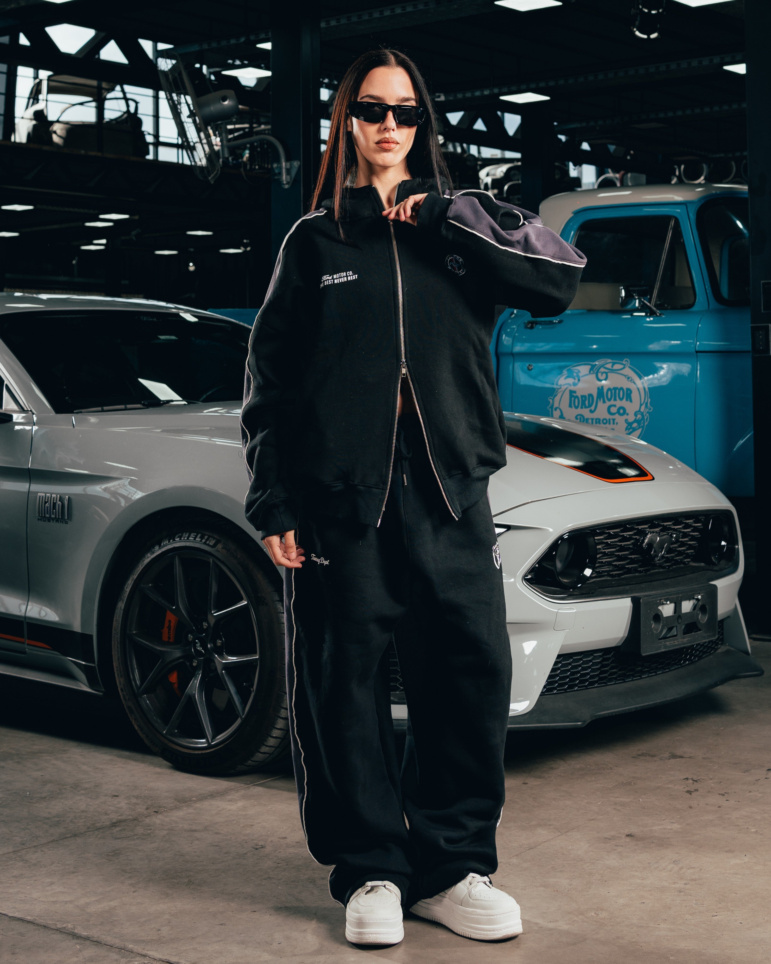 CONJUNTO DE INVIERNO [ FORD ] BICOLOR BLACK