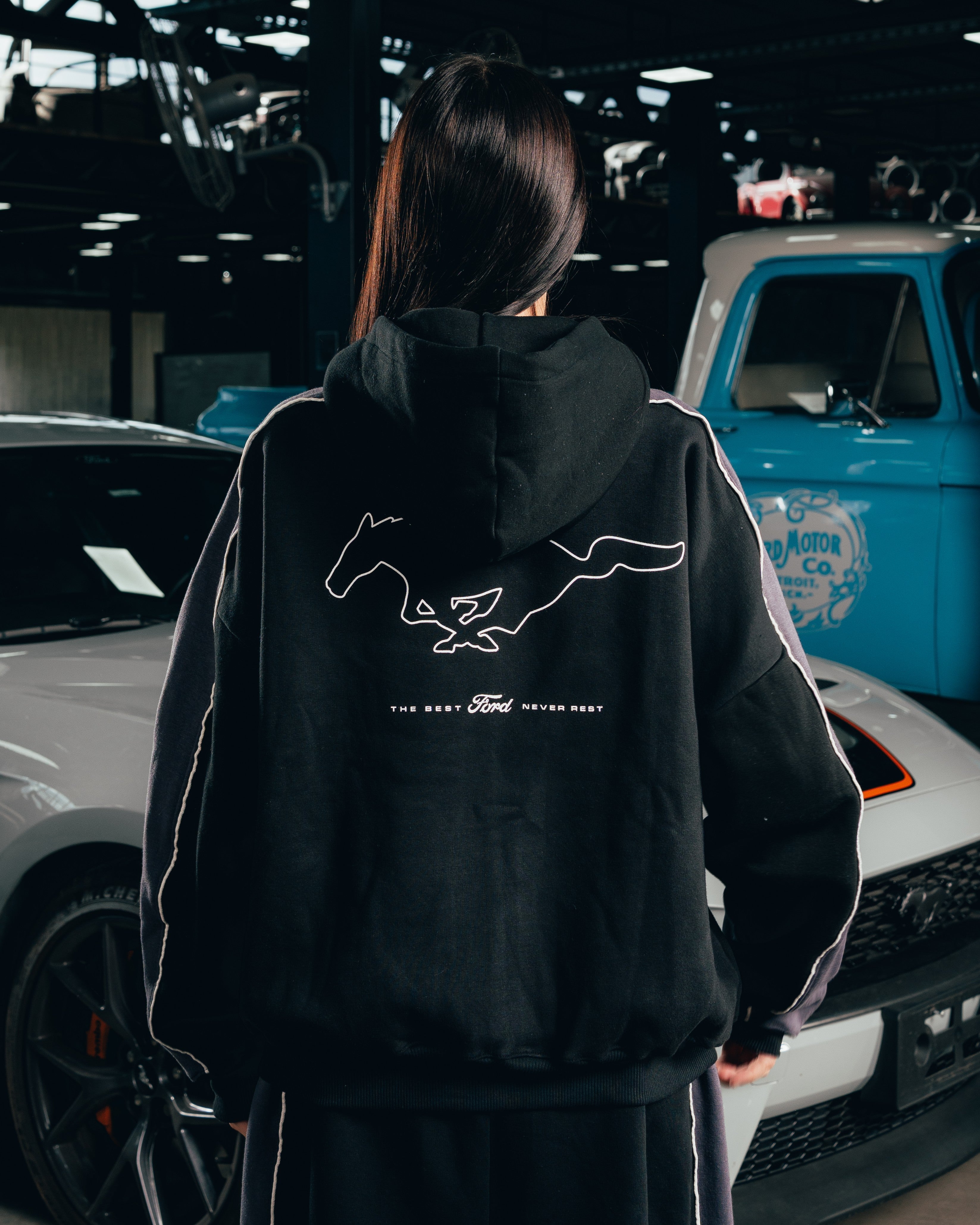 CONJUNTO DE INVIERNO [ FORD ] BICOLOR BLACK