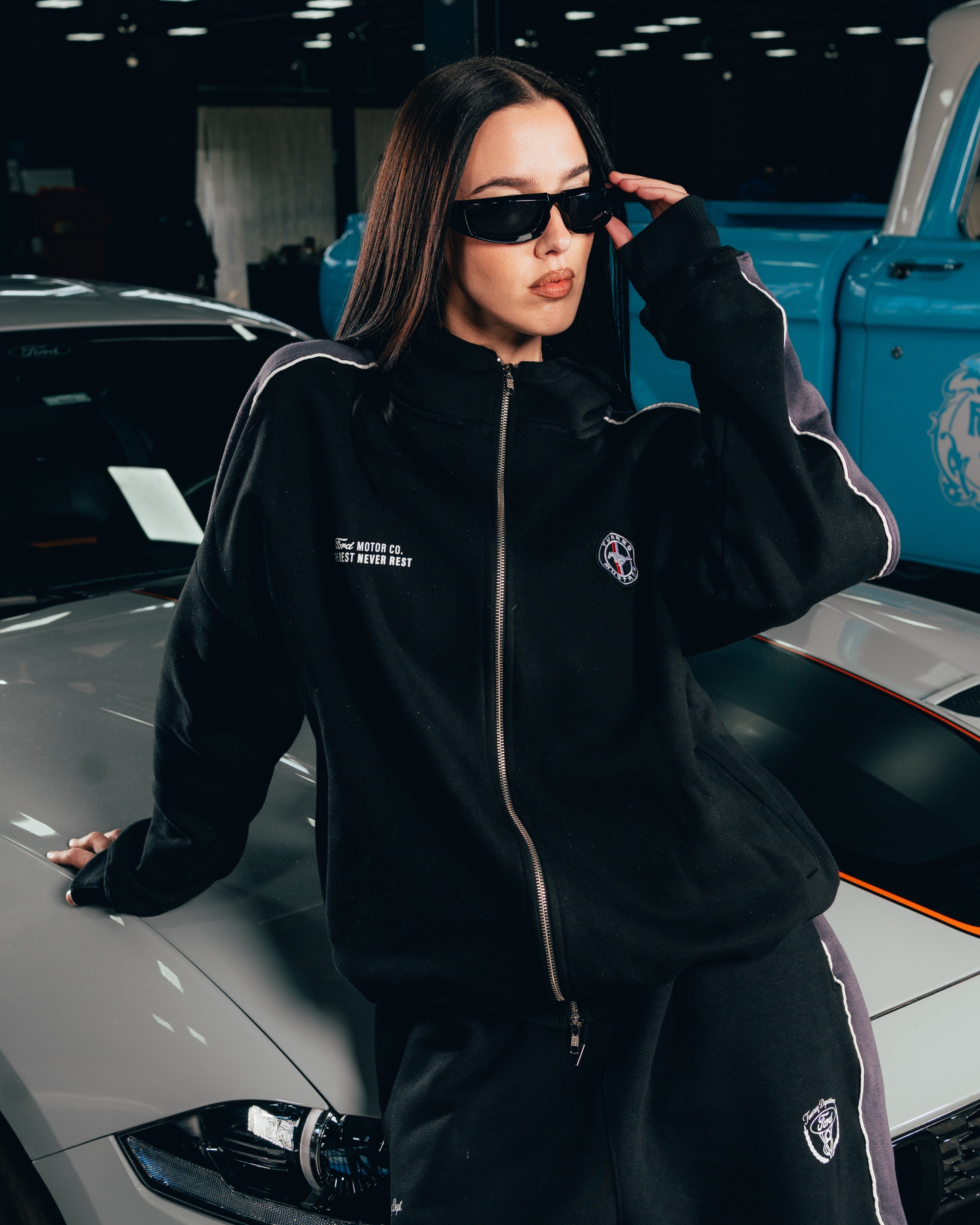 CONJUNTO DE INVIERNO [ FORD ] BICOLOR BLACK