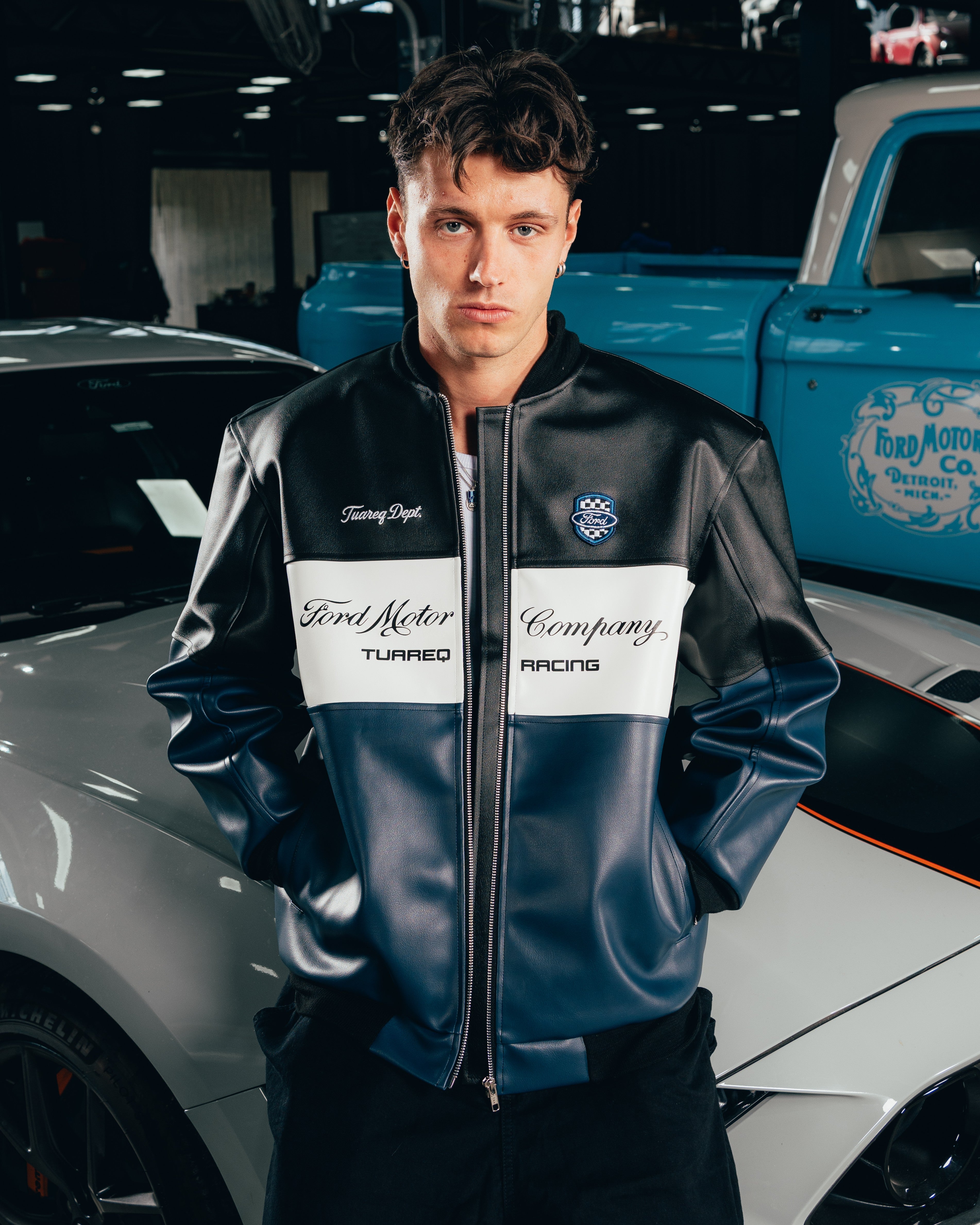 CAMPERA ECO-CUERO [ FORD ] CLASSIC COLORS