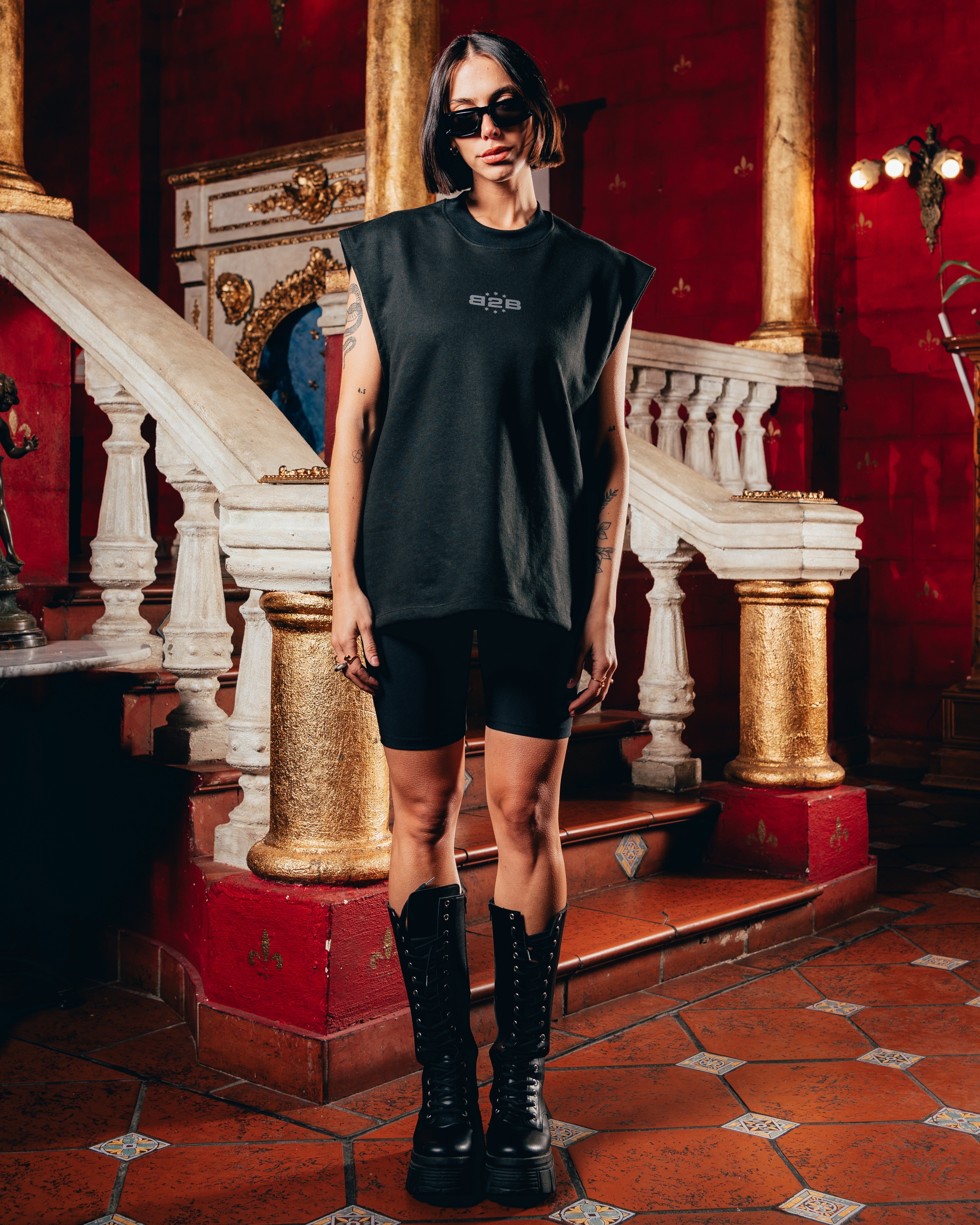 MUSCULOSA PESADA [ B2B ] BLACK