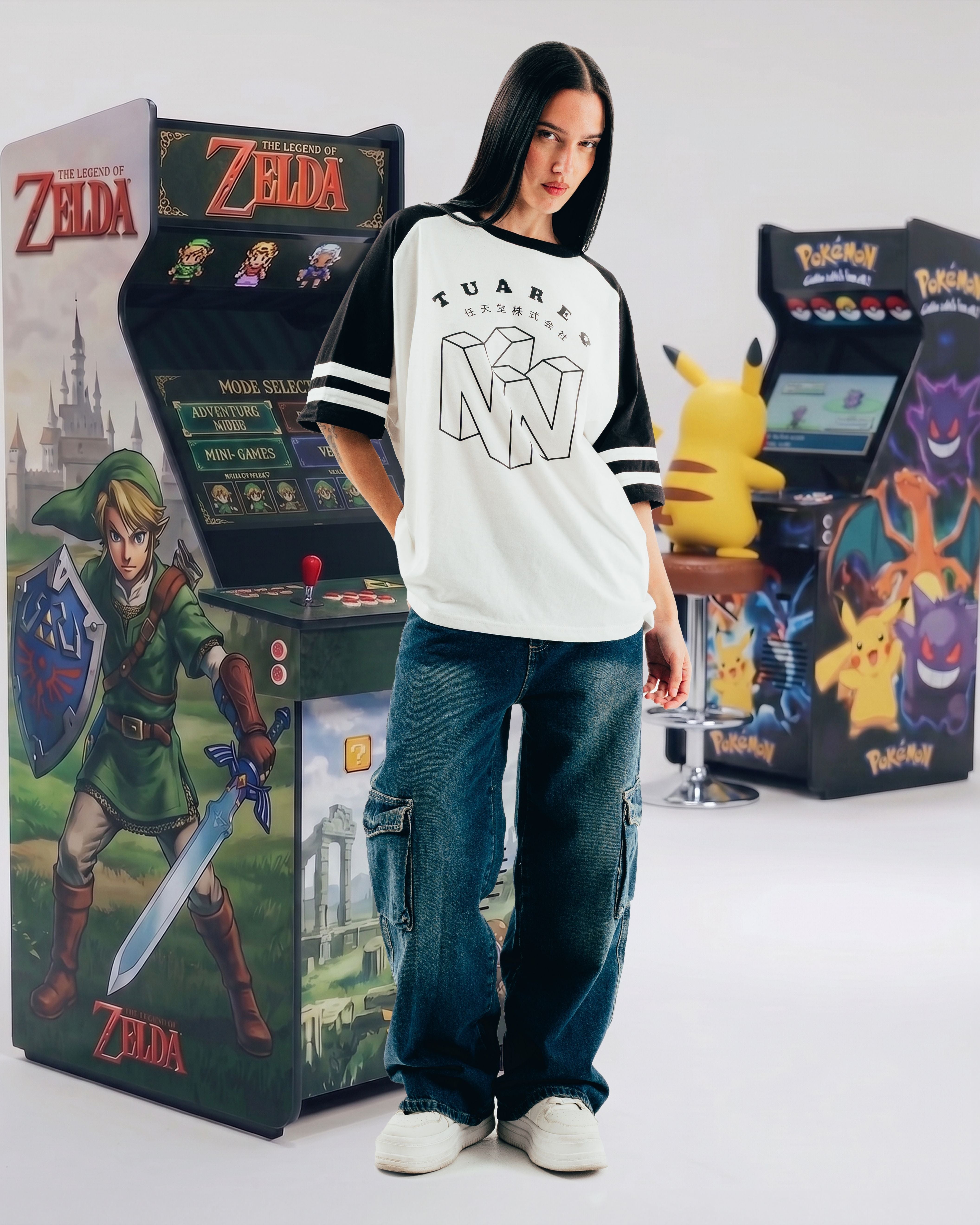 REMERA OVERSIZED [ NINTENDO ] RANGLAN
