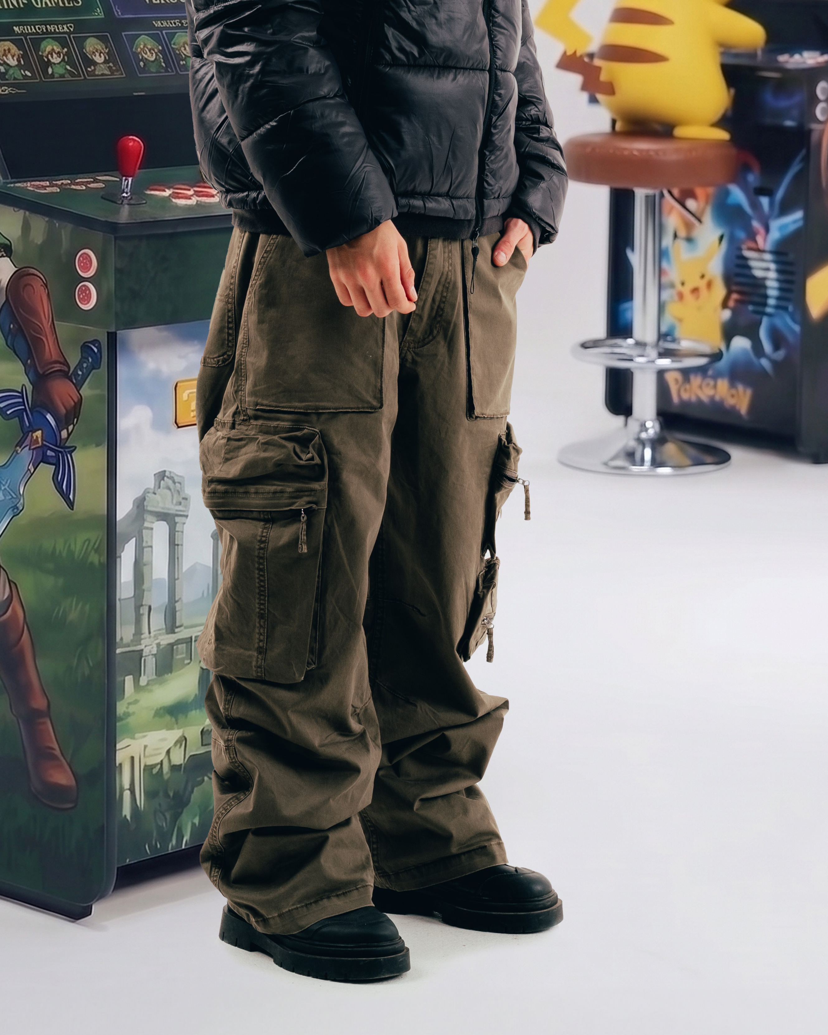 JEAN TACTICAL CARGO [ NINTENDO ] GREEN