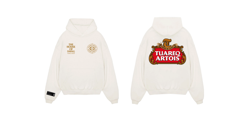 HOODIE PESADO [ STELLA ARTOIS ] PEARL WHITE