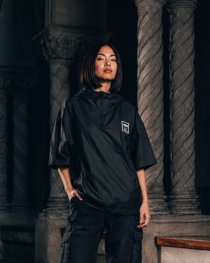 ANORAK MANGA CORTA [ WARRIOR ] BLACK