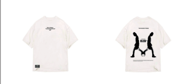 REMERA OVERSIZED [ B2B ] WALKER WHITE