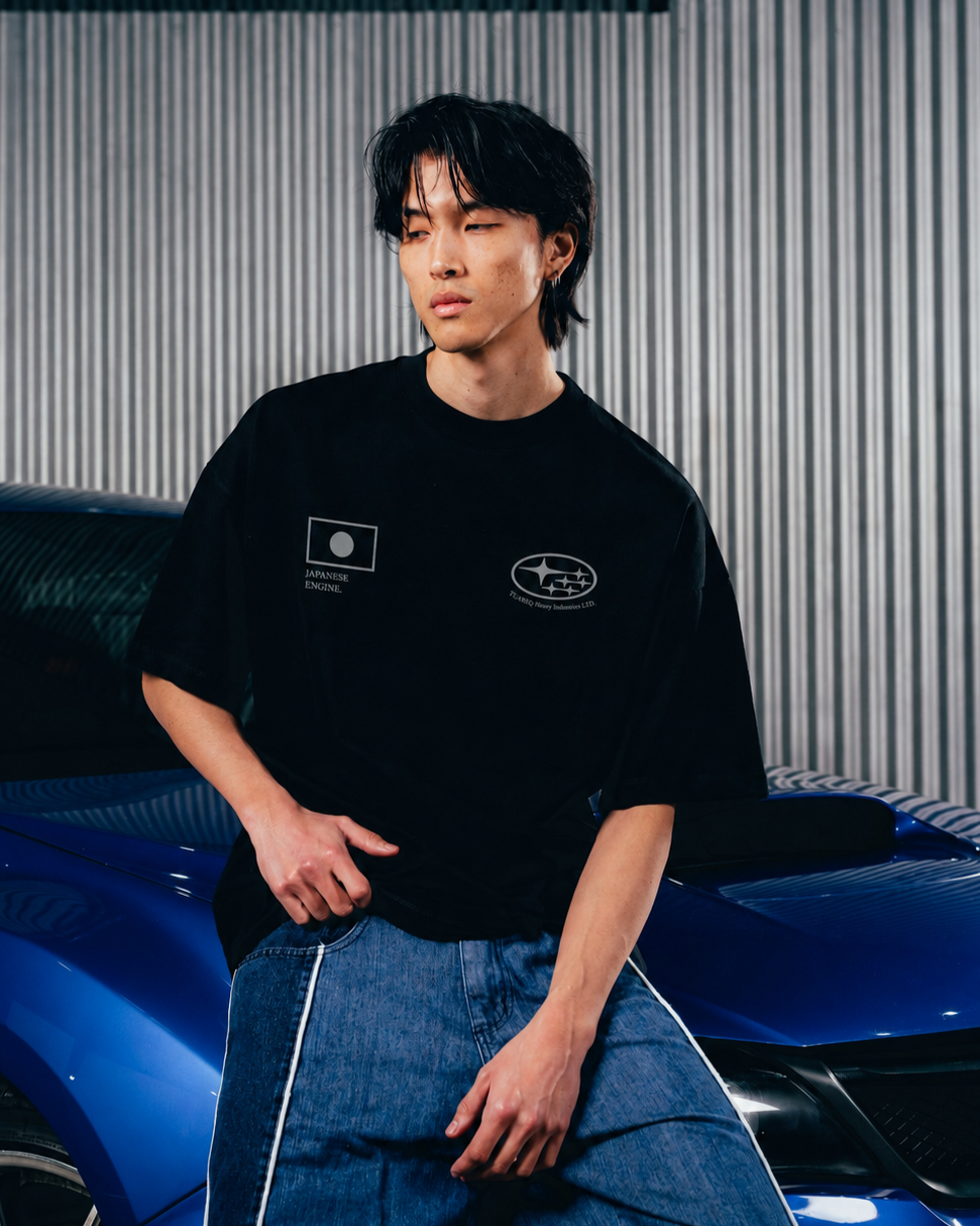 REMERA OVERSIZED [ SUBARU ] IMPREZA BLACK