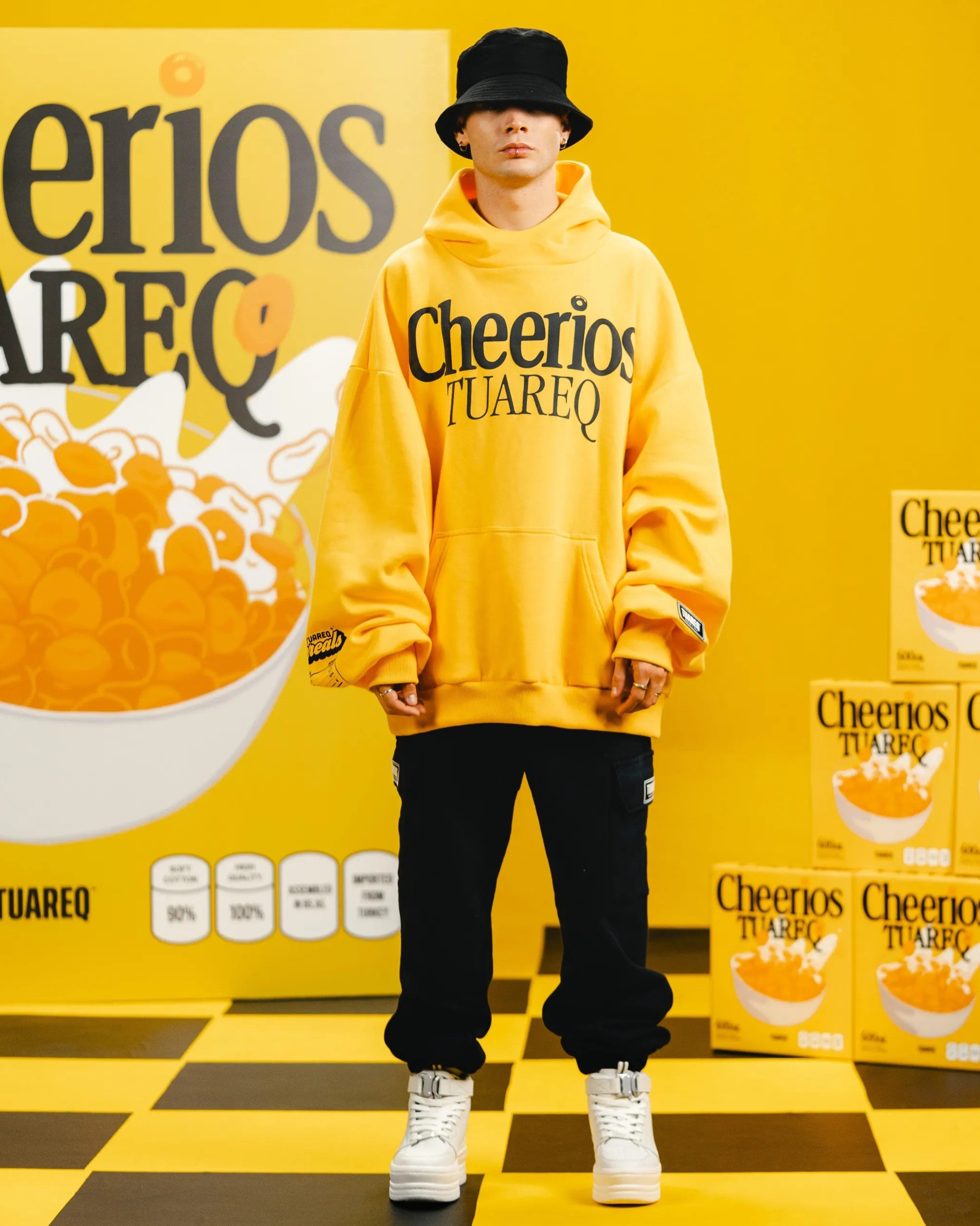 HOODIE OVERSIZED [ CHEERIOS YELLOW ]