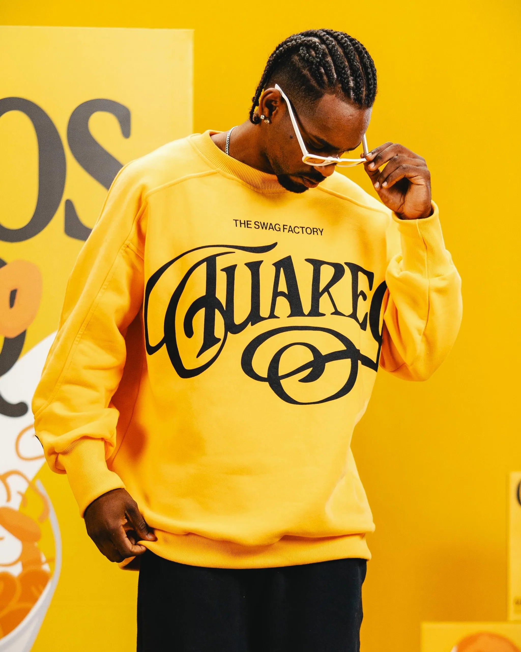SWEATER TUAREQ OVERSIZED [ CEREALS] YELLOW