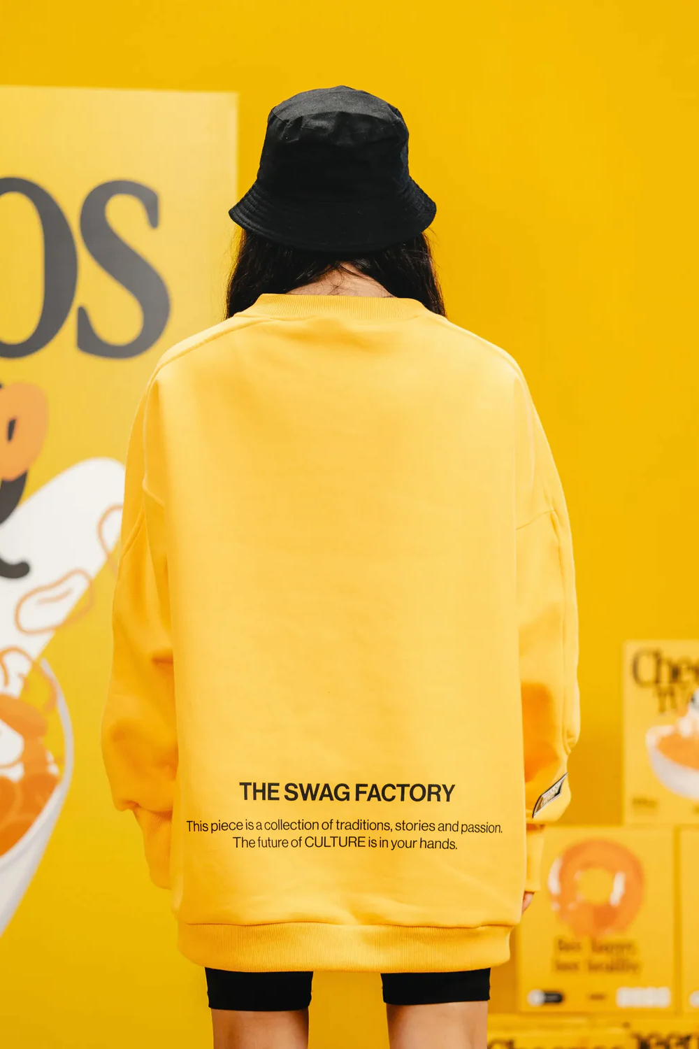 SWEATER TUAREQ OVERSIZED [ CEREALS] YELLOW