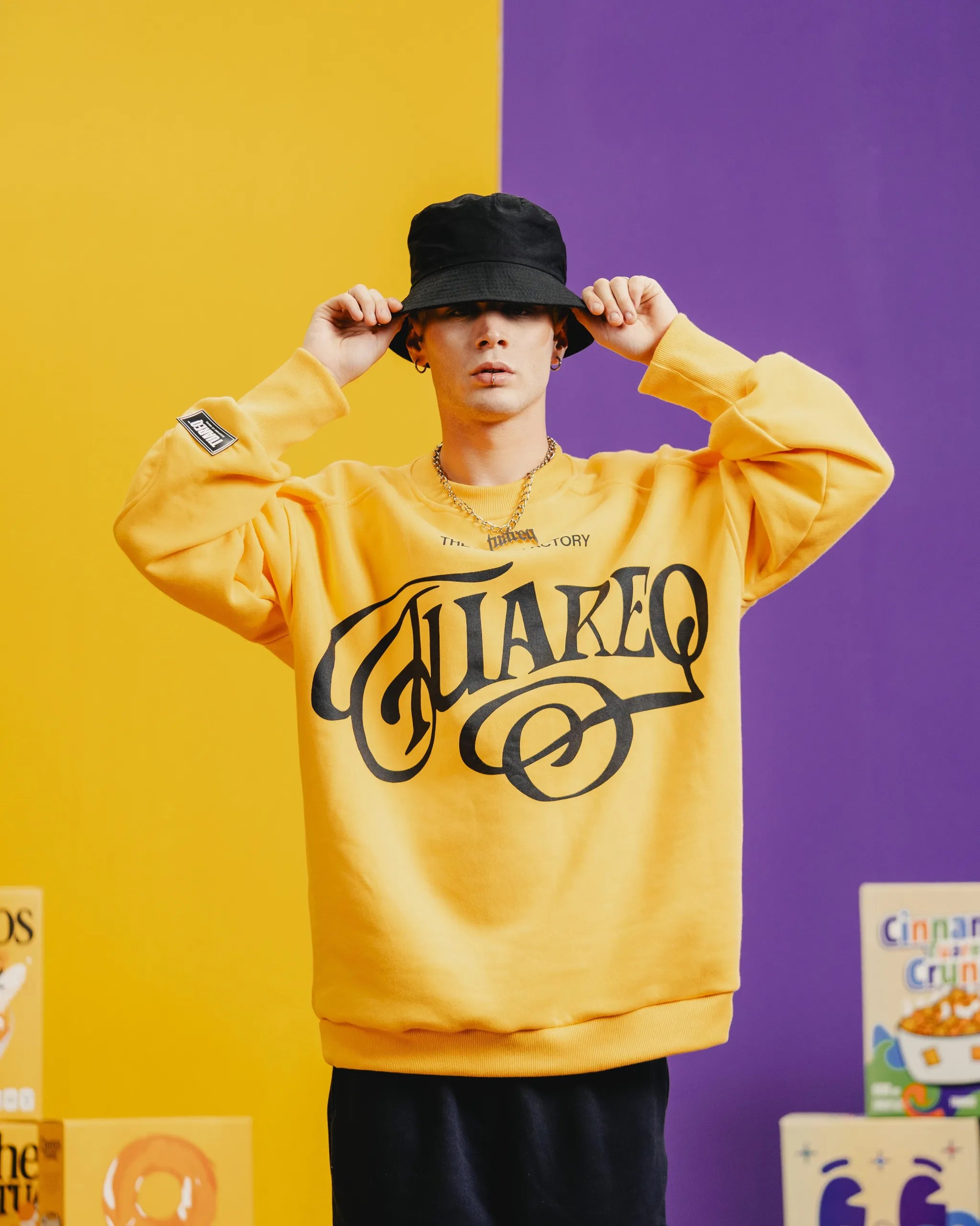 SWEATER TUAREQ OVERSIZED [ CEREALS] YELLOW