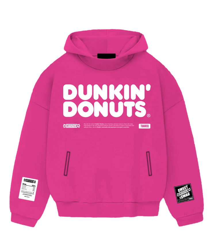 HOODIE PESADO [ DUNKIN DONUTS ] PINK