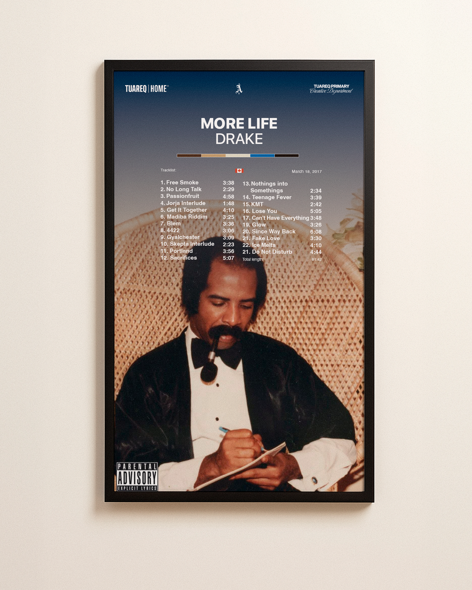 CUADRO HOME [ DRAKE ] 110X65