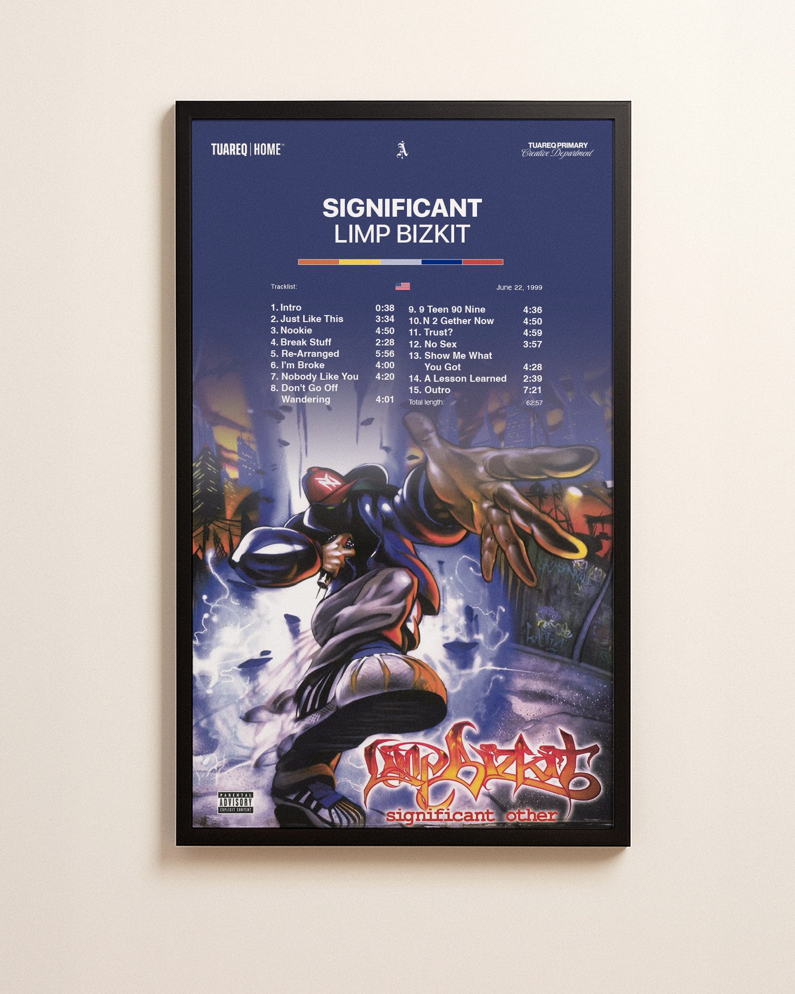 CUADRO HOME [ LIMP BIZKIT ] 110X65