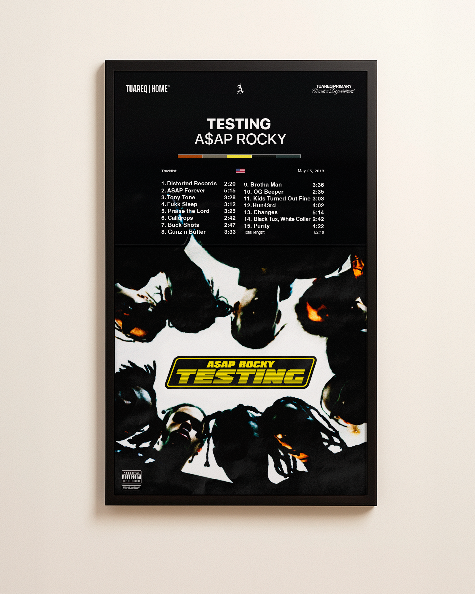 CUADRO HOME [ A$AP ROCKY ] 110X65