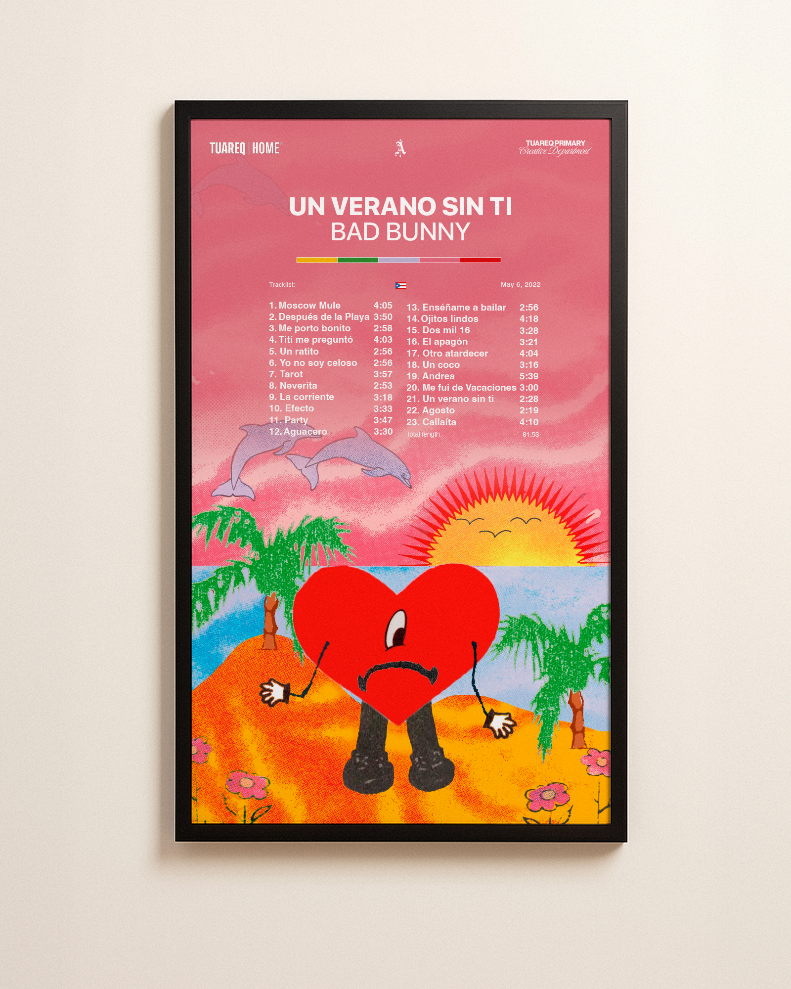 CUADRO HOME [ BAD BUNNY ] 110X65